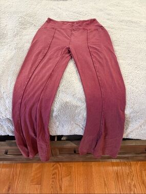 Women’s Wide-Leg Lounge Pants in Dusty Rose